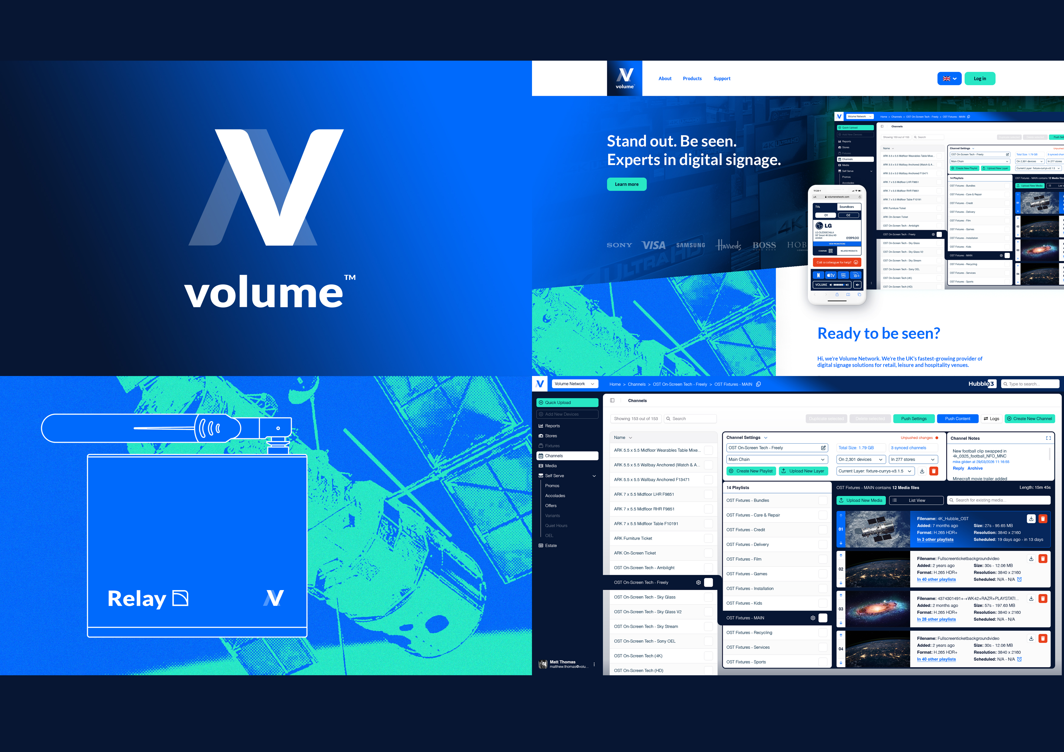 Volume Network brand preview 3